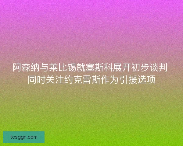 阿森纳与莱比锡就塞斯科展开初步谈判 同时关注约克雷斯作为引援选项